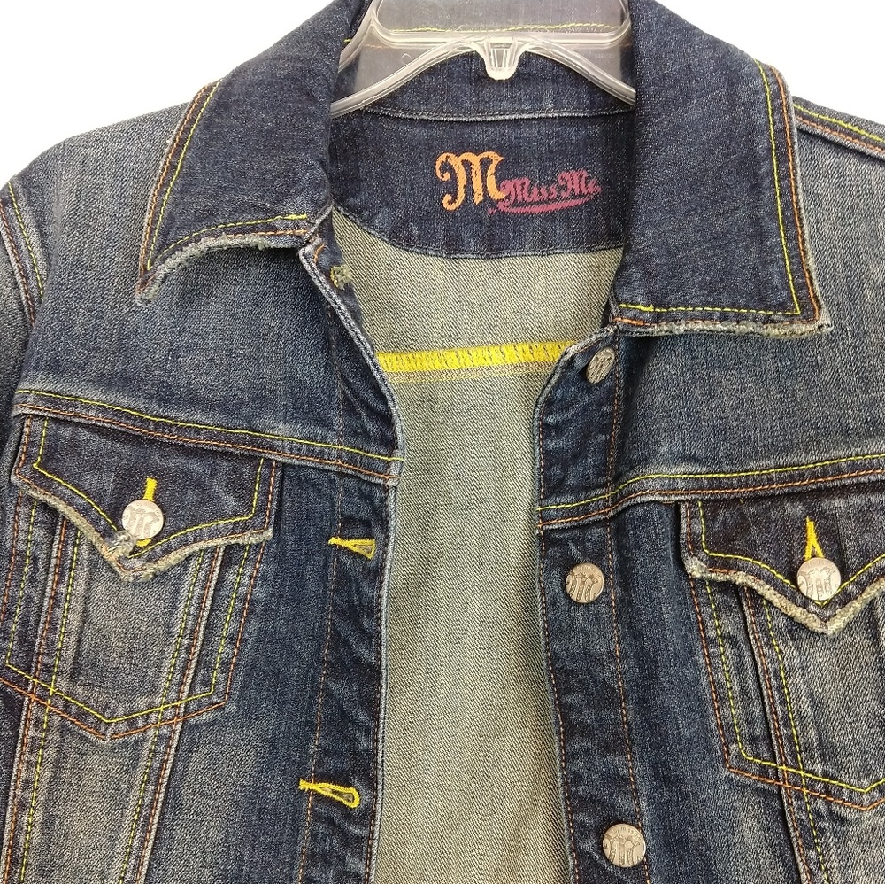 Miss Me denim jacket Medium Ashley embroidered